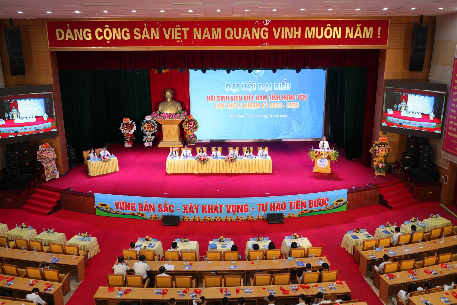 Ðại hội đại biểu Hội sinh viên Việt Nam tỉnh Hưng Yên lần thứ IV, nhiệm kỳ 2023 - 2028 thành công tốt đẹp