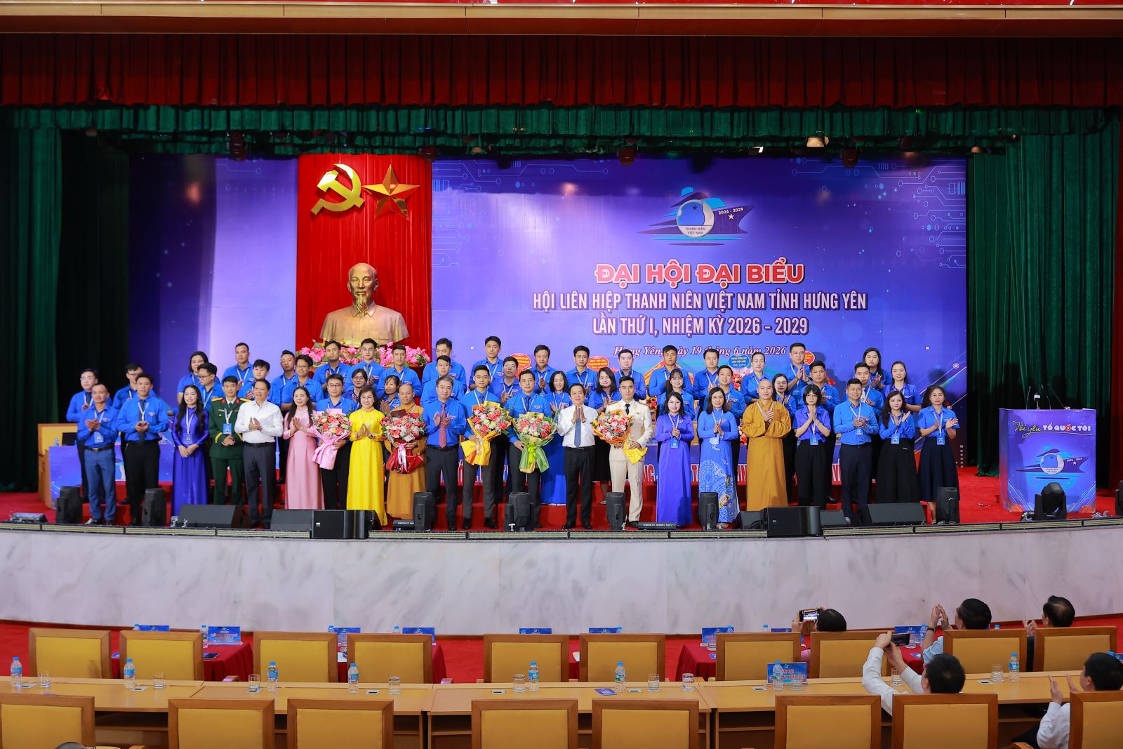 Anh Vương Như Hoan tái cử Chủ tịch Hội LHTN Việt Nam tỉnh Hưng Yên khóa I, nhiệm kỳ 2026 - 2029
